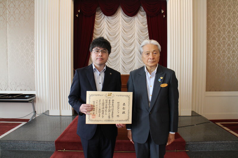 ①知事表彰_アンツ様.JPG