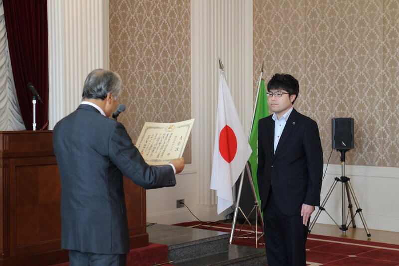 ①知事表彰_アンツ様（授与）.JPG